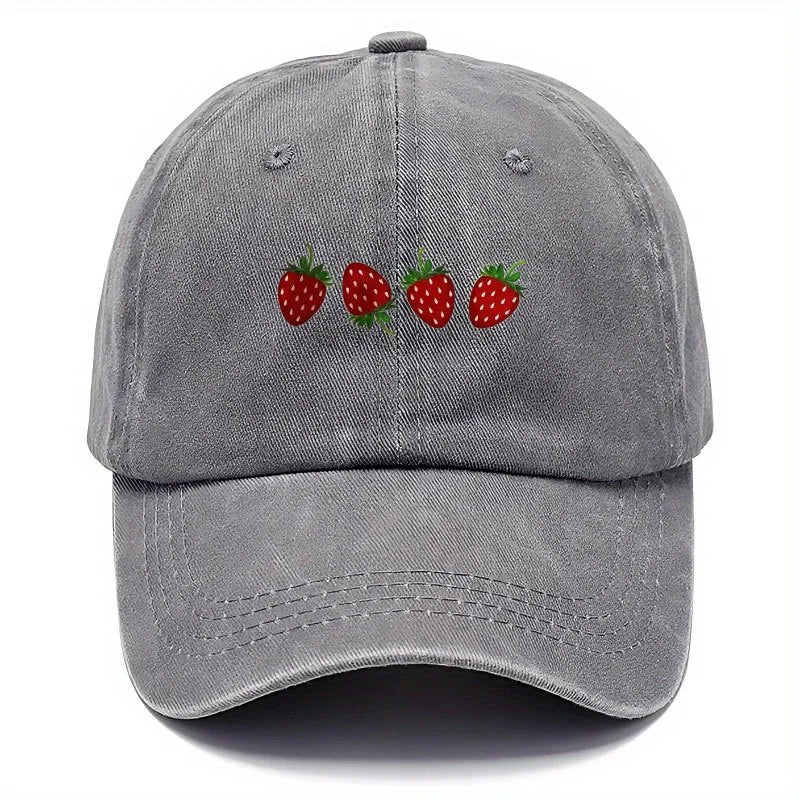 Gorra Jardín con estampado frutal