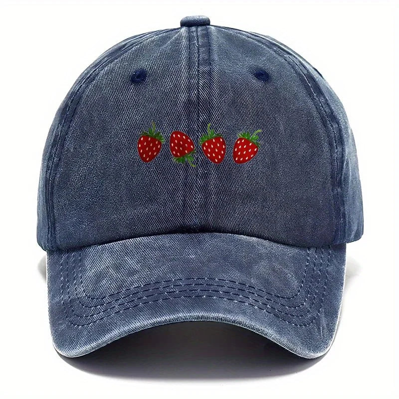 Gorra Jardín con estampado frutal