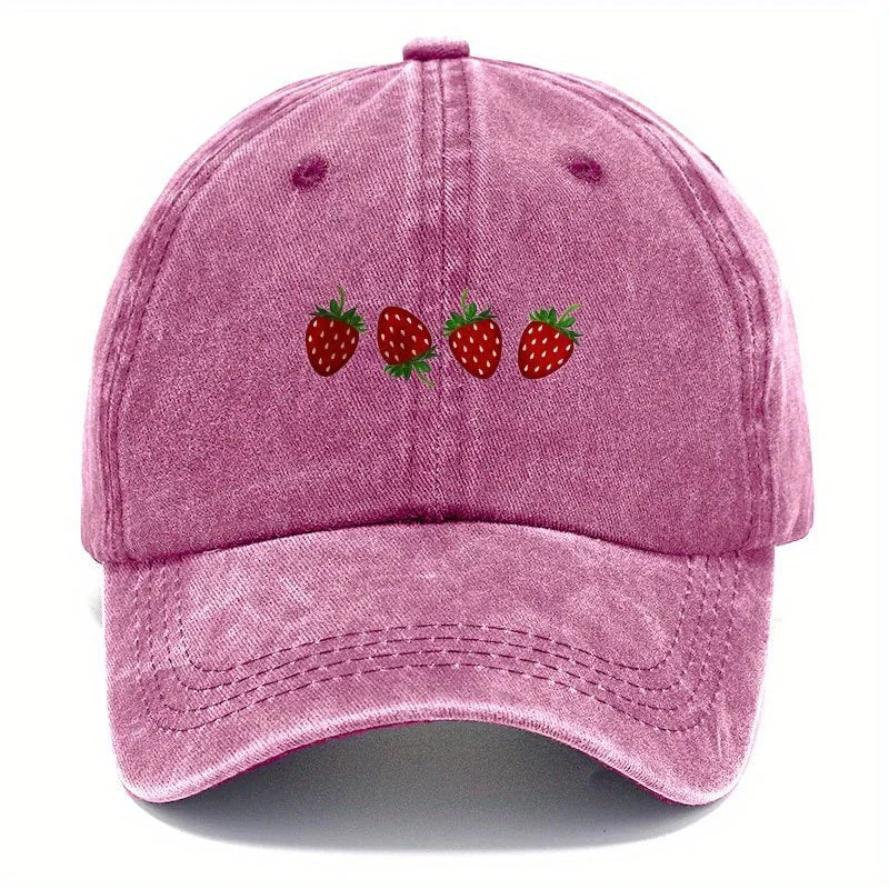 Gorra Jardín con estampado frutal